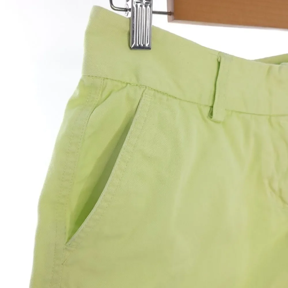 Vineyard Vines Cotton Green Summer Shorts Womens Size 2